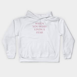 Wish Upon a Star Rose Gold Kids Hoodie